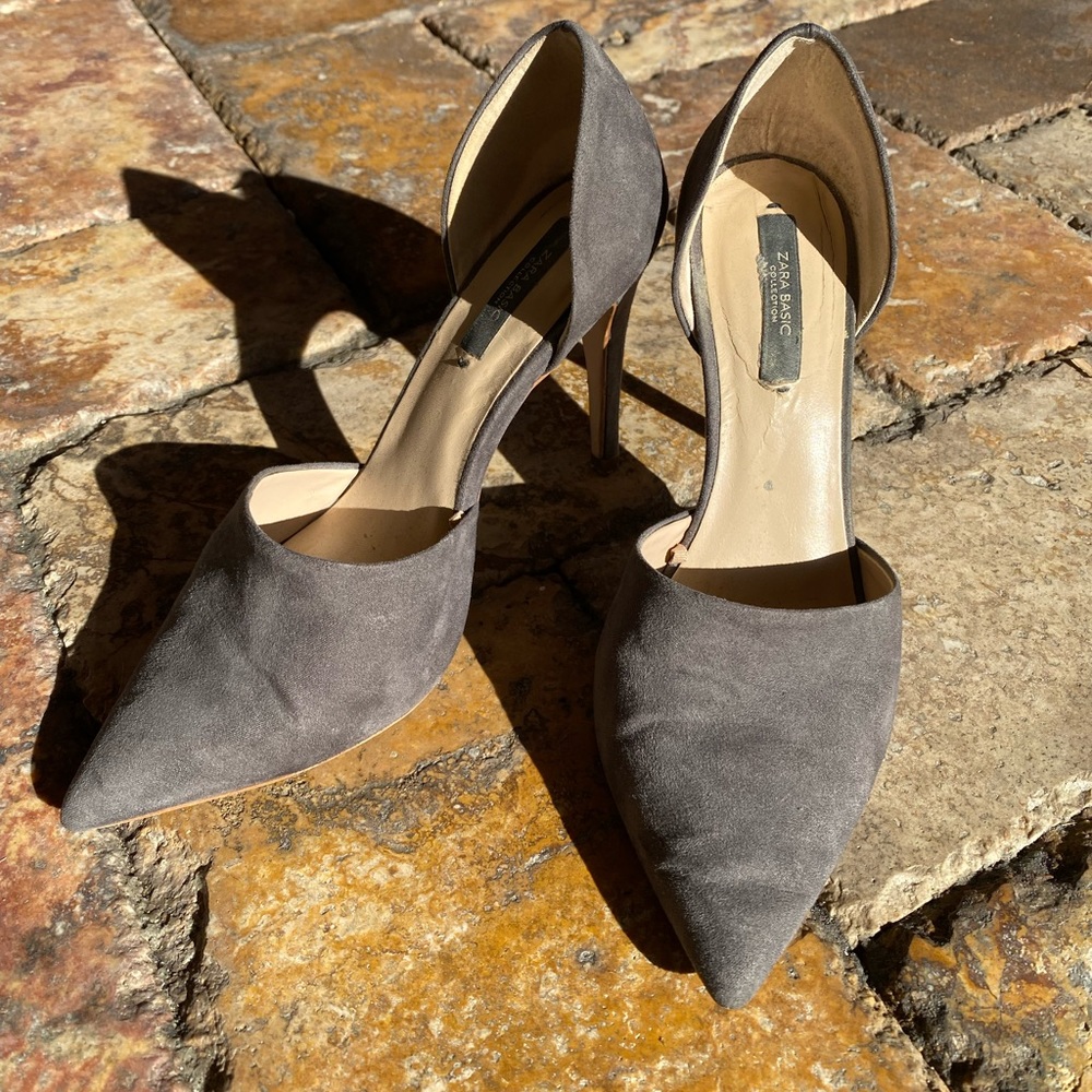 ZARA Grey heel